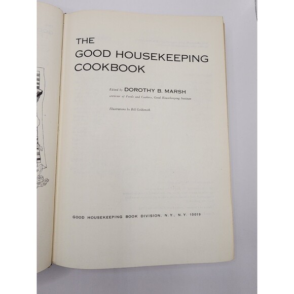 The Good Housekeeping Cookbook Hardcover Book Blue Cover - Picture 11 of 14